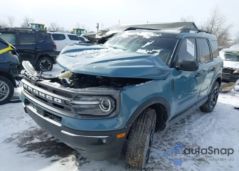 2021 Ford Bronco Sport Big Bend из США, поврежденный, VIN 3FMCR9B64MRA38910